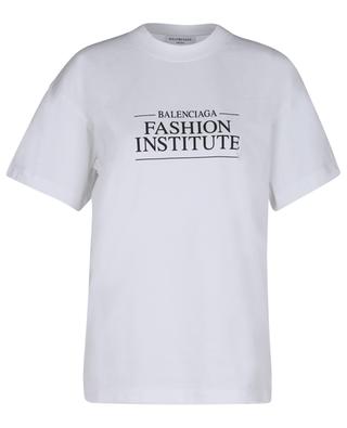 T-Shirt mit kurzen Ärmeln Fashion Institute Medium Fit BALENCIAGA