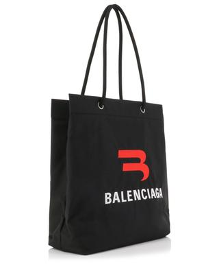 Explorer Sporty B embroidered nylon shopper bag BALENCIAGA