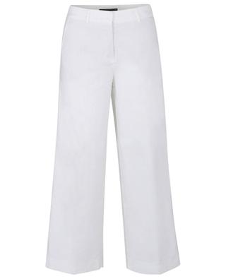 Amy linen and cotton wide-leg trousers CAMBIO