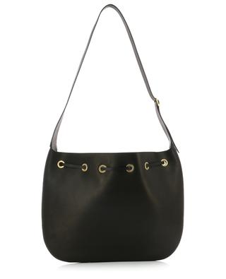 PARIS VII large flat hobo bag in smooth leather