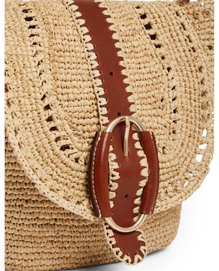 Small Basket raffia and leather shoulder bag VANESSA BRUNO