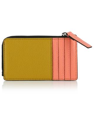 Bold Colorblock two-tone leather card holder MARC JACOBS