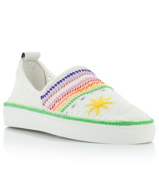 Heart and Sun crochet slip-on sneakers AMROSE