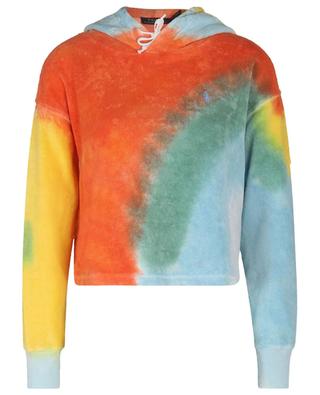 Tie-dye-printed hooded terry sweatshirt POLO RALPH LAUREN