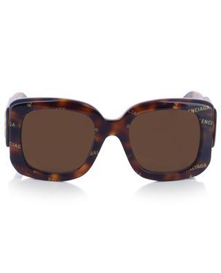 Extreme tortoise effect square sunglasses BALENCIAGA