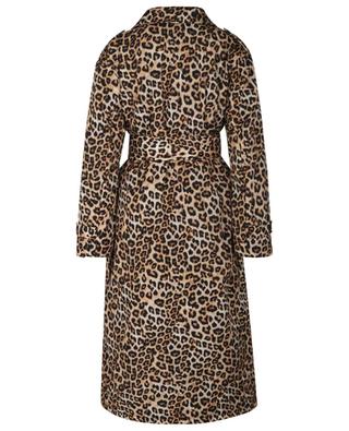Leopard printed padded nylon trench coat TWINSET