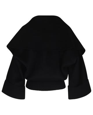Cropped Doublé Clasp woollen short coat TOTÊME