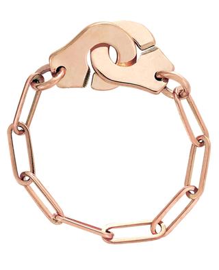Menottes R7 chain ring in rose gold DINH VAN