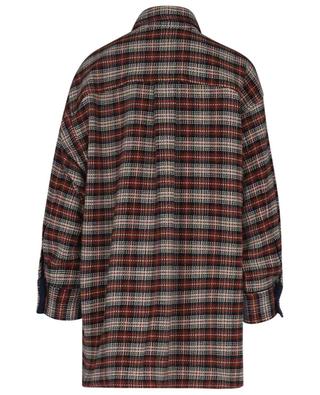 Checked oversize shirt jacket in cotton and wool SEE BY CHLOE