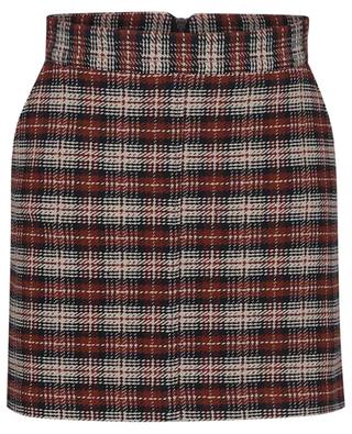Checked A-line mini skirt in wool and cotton SEE BY CHLOE