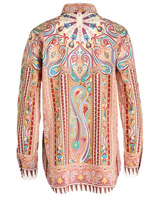 Psychedelic Paisley printed fitted shirt ETRO