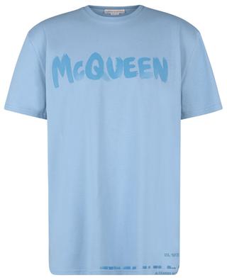 McQUEEN Graffiti printed short-sleeved T-shirt ALEXANDER MC QUEEN