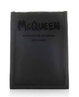 Sac porté croisé en cuir lisse McQueen Graffiti Edge Mini ALEXANDER MC QUEEN