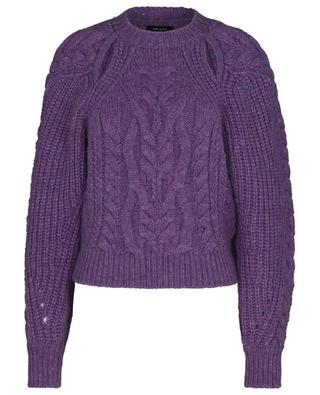 Paloma cable knit wool jumper with cut-outs ISABEL MARANT