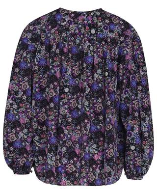 Brunille floral silk puff sleeve blouse ISABEL MARANT