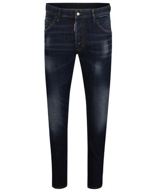 Dark Clean Wash Skater cotton slim fit jeans DSQUARED2