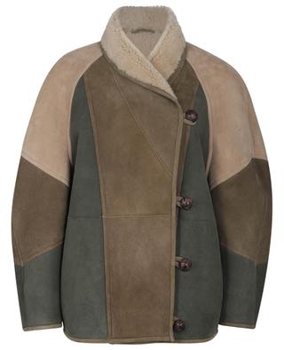 Abeni shearling patchwork jacket ISABEL MARANT ETOILE
