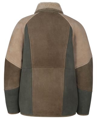 Abeni shearling patchwork jacket ISABEL MARANT ETOILE