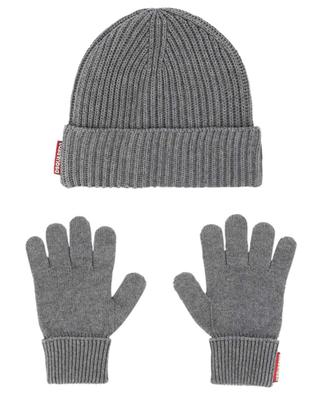 Cotton and wool hat and gloves DSQUARED2