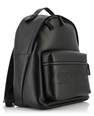 Logo embossed leather backpack DSQUARED2