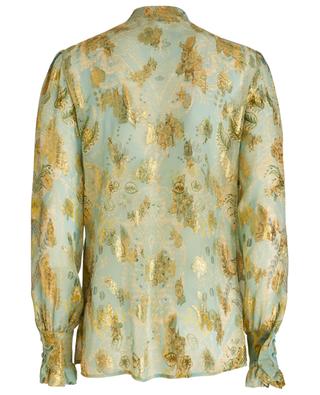 Flower patterned fil coupé silk shirt ETRO
