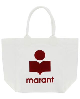 Shopper aus Canvas mit Flock-Print-Logo Yenki ISABEL MARANT
