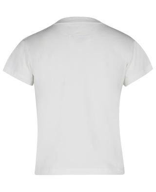 T-shirt à manches courtes en coton motif logo MM6