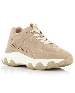 Hyperactive lace-up low-top suede sneakers HOGAN