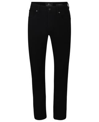 Slimmy Rinse Black cotton slim fit jeans 7 FOR ALL MANKIND