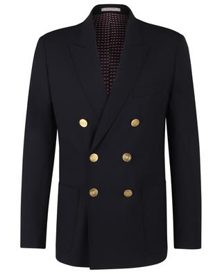 Double-breasted wool blend slim fit blazer VALENTINO