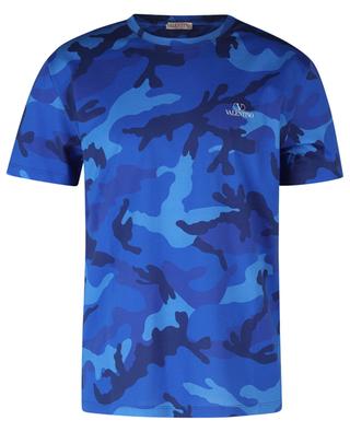T-shirt en jersey à manches courtes imprimé Camouflage VALENTINO
