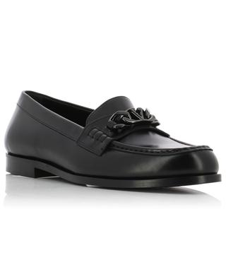 VLogo Chain glossy smooth leather loafer VALENTINO
