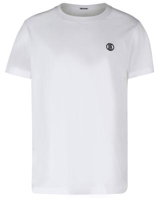 Parker monogram embroidered short-sleeved T-shirt BURBERRY