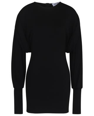 Quinn jersey mini dress with batwing sleeves THE ATTICO