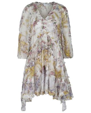 Jude Frill Billow A-line floral silk mini dress ZIMMERMANN