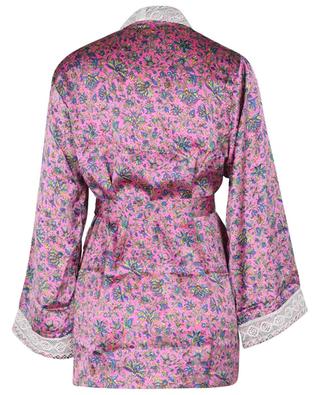 Indien short satin and lace kimono CAROLINE DE BENOIST