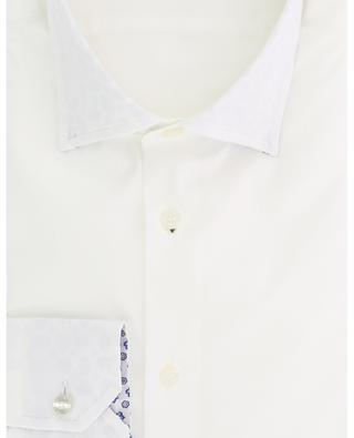 Slim-Fit-Hemd aus Popeline mit Paisley-Details ETRO