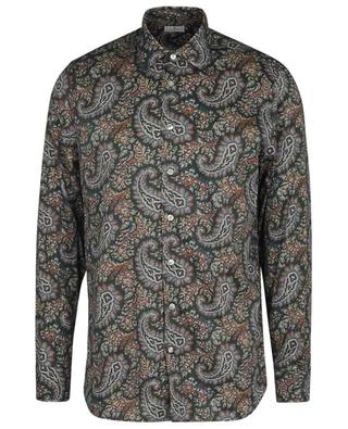 Paisley detail printed lightweight cotton long-sleeved shirt ETRO