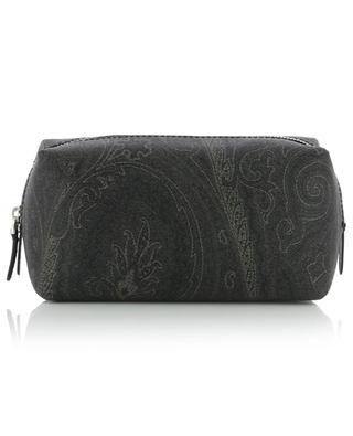 Paisley adorned coated fabric small toiletry bag ETRO