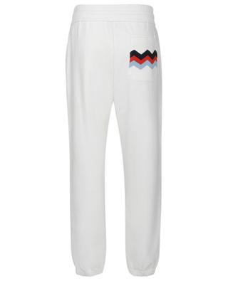 Pantalon de jogging en molleton brodé logo et zigzags MISSONI