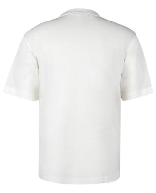 Knit patchwork adorned short-sleeved T-shirt MISSONI