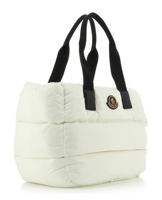 Caradoc down padded nylon and leather tote bag MONCLER