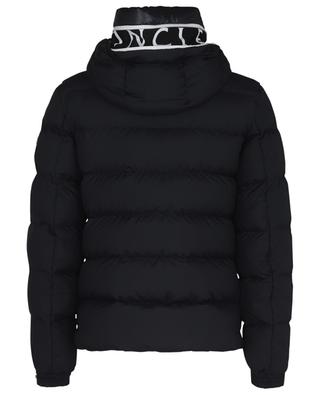 Cardere down jacket with logo adorned hood MONCLER