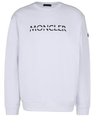 3D-Logo embroidered crewneck sweatshirt MONCLER