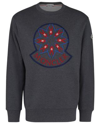 Ski logo embroidered crewneck sweatshirt MONCLER