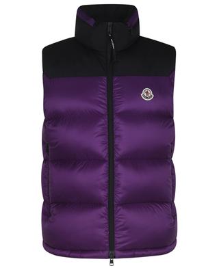 Ophrys bicolour quilted ripstop down vest MONCLER
