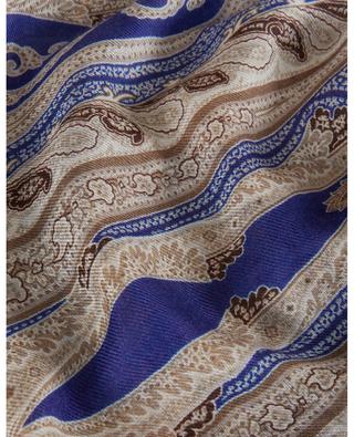 Carpet patterned wool blend scarf ETRO