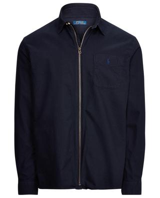 Oxford pony embroidered full-zip overshirt POLO RALPH LAUREN