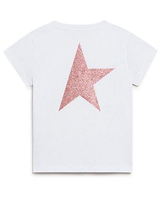 Star glitter print girl's T-shirt GOLDEN GOOSE