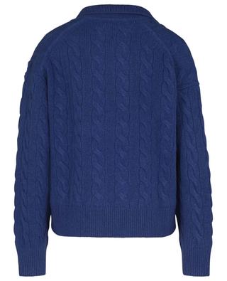 Wool and cashmere jumper with slit stand-up collar POLO RALPH LAUREN